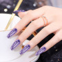 Купить Цветной гель для ногтей с блестками | BHCB-08
